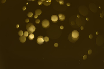 Abstract bokeh lights with light Yellow background