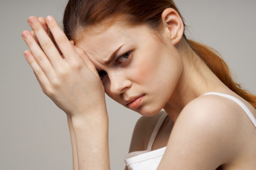 Naklejka premium portrait of young woman