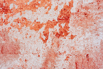 Texture of a concrete wall with cracks and scratches which can be used as a background