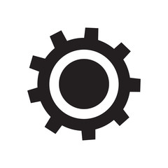 Gear icon. Design template vector