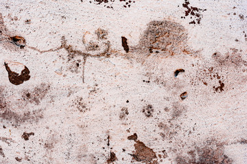 Texture of a concrete wall with cracks and scratches which can be used as a background