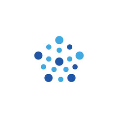 molecule logo vector icon template.