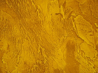 surface of the wall is rough, paint in gold texture material background