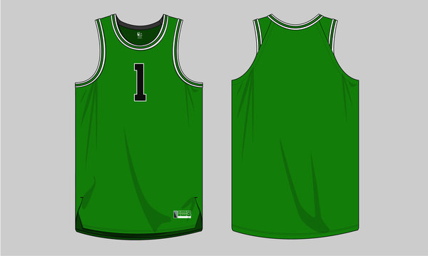 Plain green basketball jersey outlet