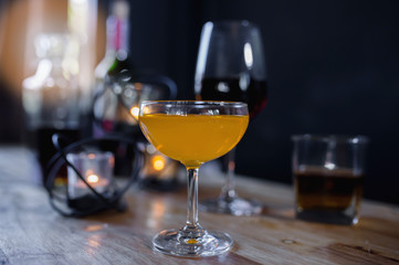 Cheers clinking of friends in party	