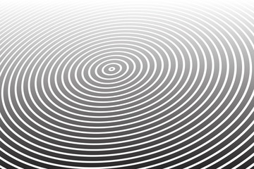 Concentric rings pattern. Oval striped lines texture.