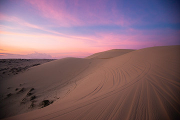 Fototapeta na wymiar Sunset Desert