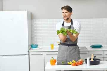 man in the kitchen