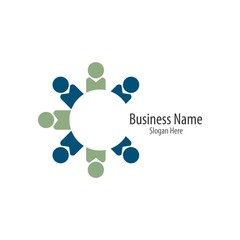 Community logo vector icon