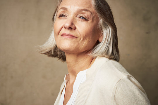 portrait of senior woman