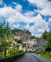 Fototapeta na wymiar Rocamadour, Lot, Occitanie, France.