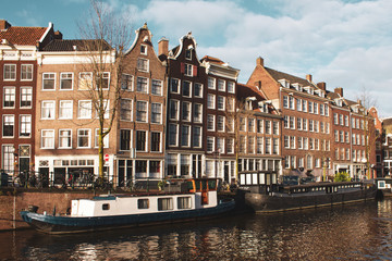 View of buildings next to canal