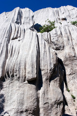 Barren rocks on Bijele stijene mountains in Croatia © Goran