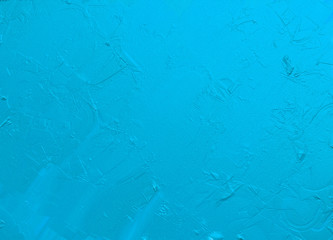 Blue Brush Stroked Oil Painting Abstract Background