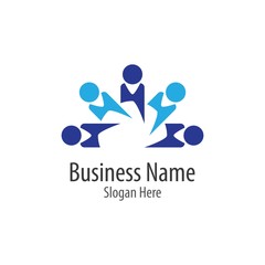 Community logo vector icon