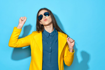 young woman with sunglasses