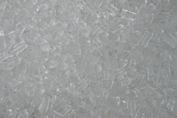 close up ice tube texture background