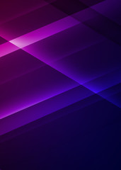 Obraz premium Dark abstract background with neon lines, glow. Bright neon glow.