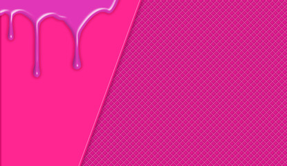 Closeup of pink chocolate 