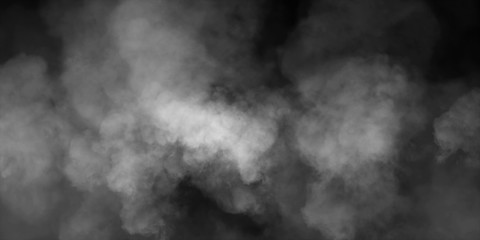 Closeup of colorful abstract steam/smoke/ink texture background (High-resolution 3D CG rendering illustration)