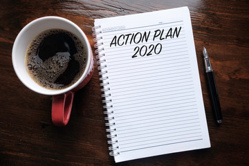 Action Plan 2020, business concept