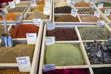 Erbe e spezie per aromatizzare pietanze
