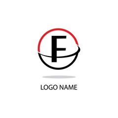 F LOGO SYMBOL VECTOR MODERN BUSINESS