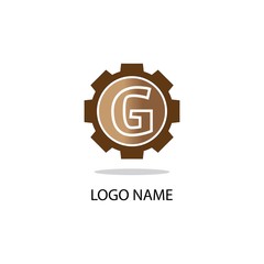 G LOGO VECTOR ART MODERN BUSINESS