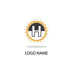 H LOGO VECTOR ART MODERN BUSINESS