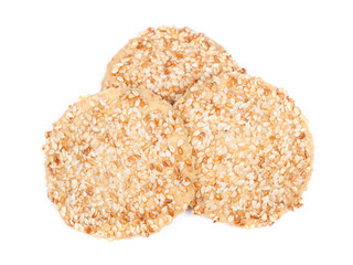 Group of cookies with sesame seeds