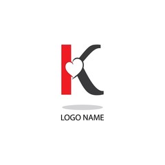 K LOGO LETTER SYMBOL MODERN BUSINESS