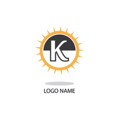 K LOGO LETTER SYMBOL MODERN BUSINESS