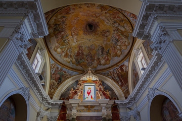 Colli a Volturno, Isernia, Molise. Church of S. Leonardo. Wiew