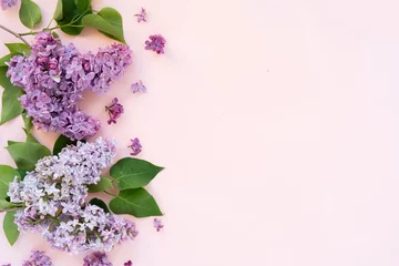 Sierkussen Fresh lilac flowers © neirfy