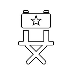 director chair icon