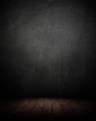 dark empty interior room. may used as background.