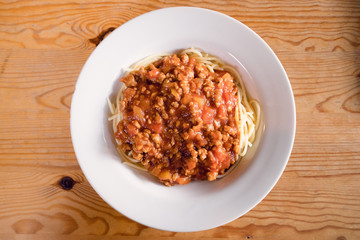 Spaghetti Minced Pork Tomato Sauce
