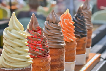 Ice cream in cone