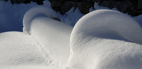 snow neve mountain fog