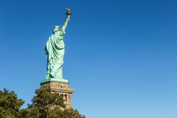 Side view of the Statue of Liberty, New York, United States of America. © OldskoolPhotography