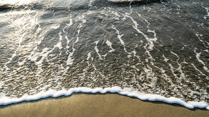 sea waves on beach