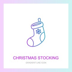 christmas stocking creative icon. From Christmas icons collection. Isolated christmas stocking sign.
