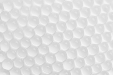 White transparent circles as elegant light abstract background.