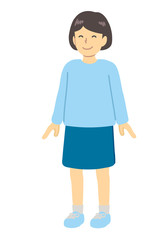  にこにこな女の子