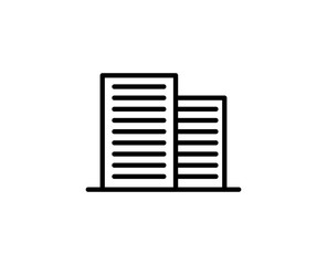 Building line icon
