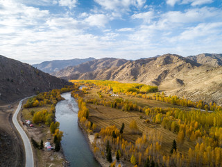 Xinjiang Coco Tuohai autumn scenery