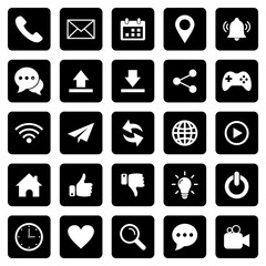website icon set vector design symbol