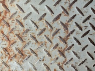 Checkered  steel plate backgrounds and textures closeup for wallpaper interior design is beautifully.