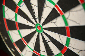 dart board background close up