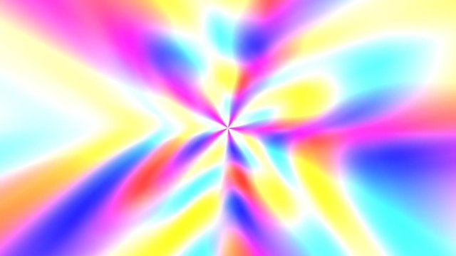 Colorful Psychedelic Pattern with Flowing Wave Graphic Effect - 4K Seamless Loop Motion Background Animation